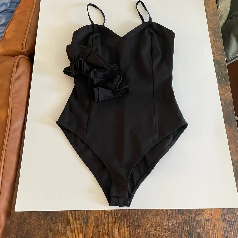 ZARA Ruffle Bodysuit - Picture 10 of 16